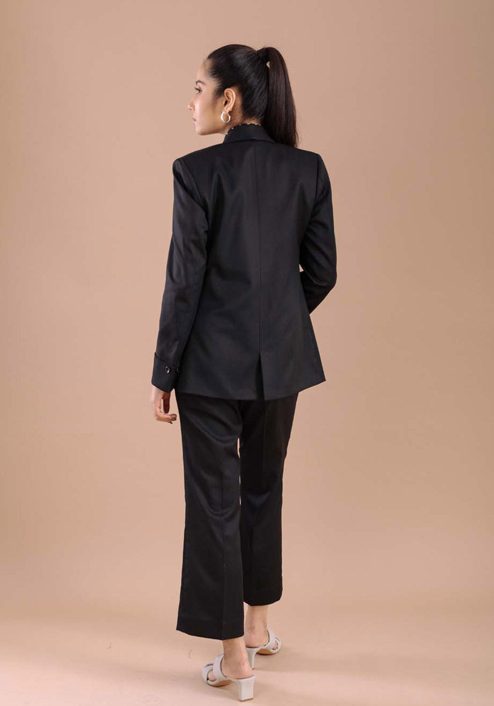 Women's Black Three Piece Suit